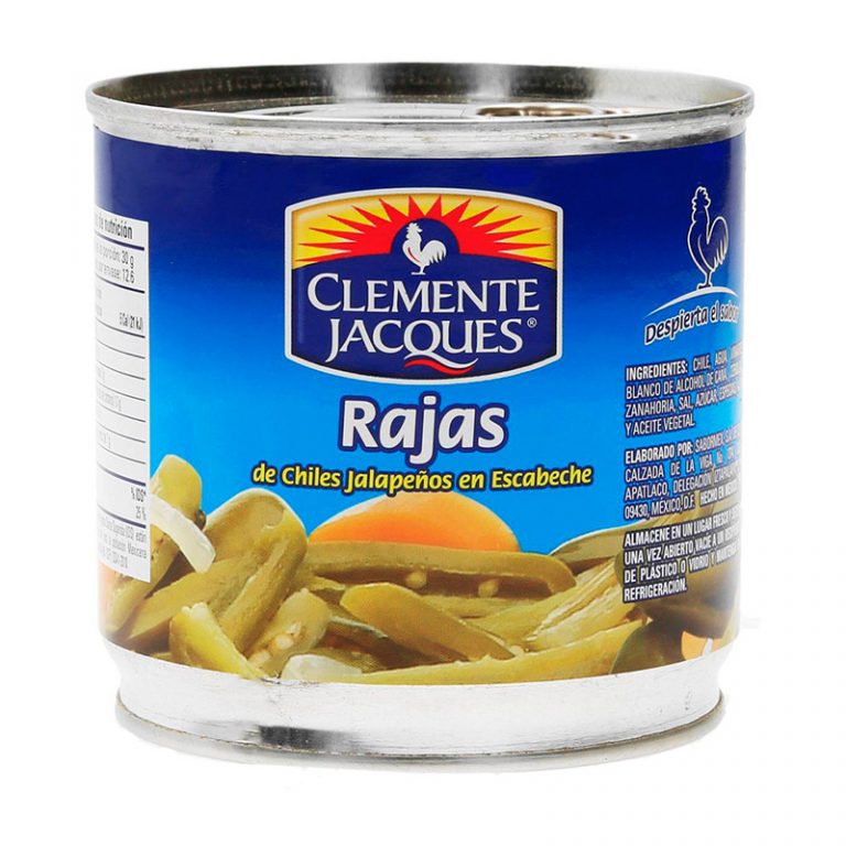 Chiles Jalapeños en Rajas Clemente Jacques 380 g María la Bonita