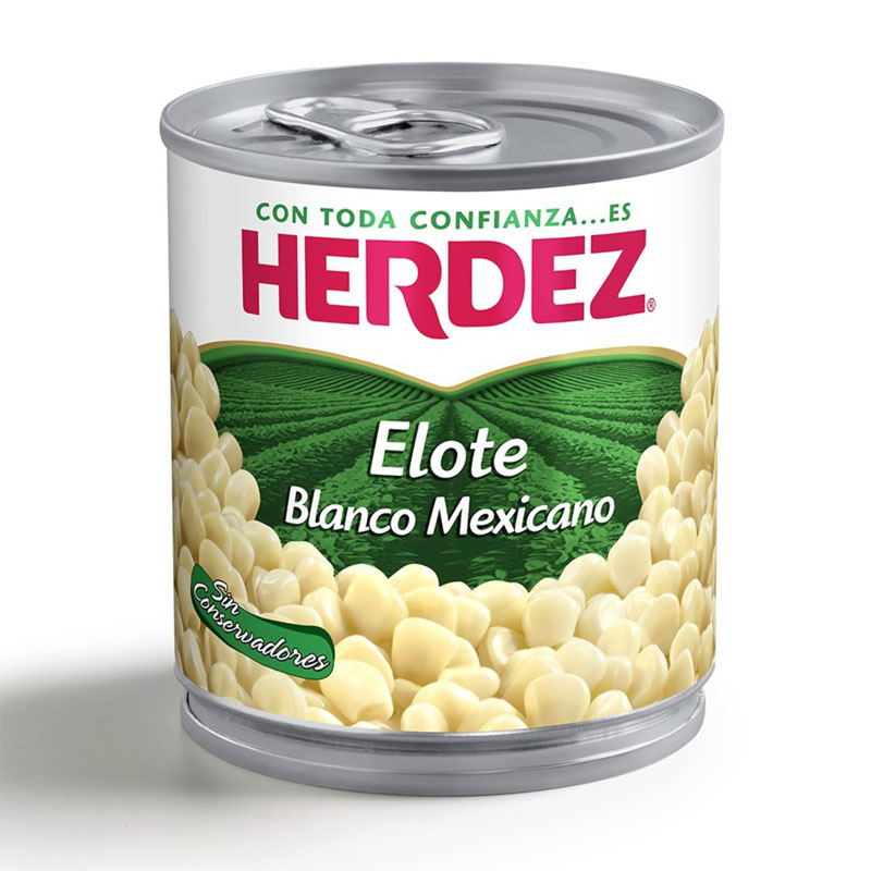 Elote Blanco Mexicano Herdez 220 g - María la Bonita ¡Cómo se Extraña  México!