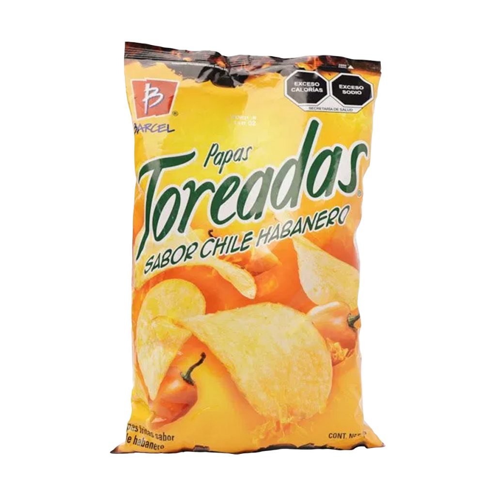 Papas Toreadas Sabor Chile Habanero 31 g María la Bonita ¡Cómo se